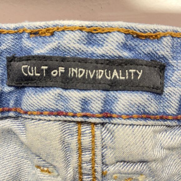 Cult Of Individuality Rebel Straight Men's W34 L34 Japanese Selvedge Denim Jeans - Picture 10 of 16